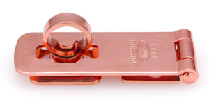 ストロングステンレスカラー掛金　光沢銅メッキ　ガーデンファニチャー　木製品相性良い　FC-55　FC-70